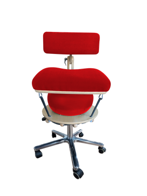 Språng Chair 2.0 - Deluxe Edition | Rosso Corsa Red Yoga Stretch